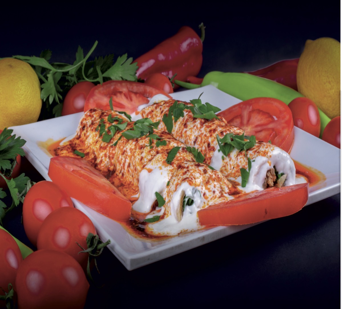 Yoğurtlu Et Tantuni